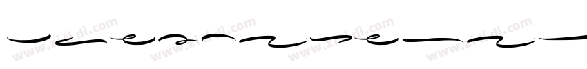 MontseUnderline Bold字体转换